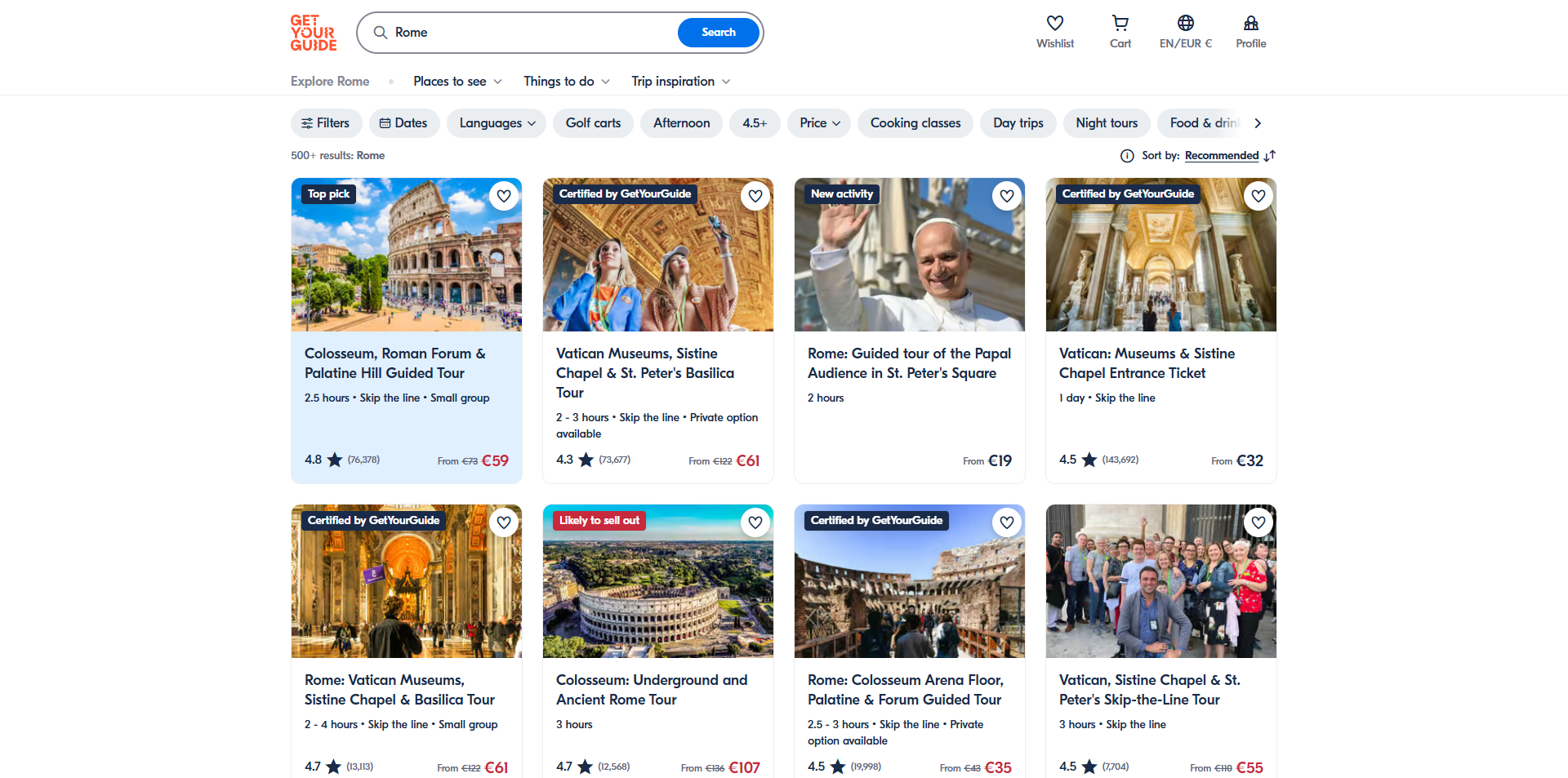 GetYourGuide Promo Code