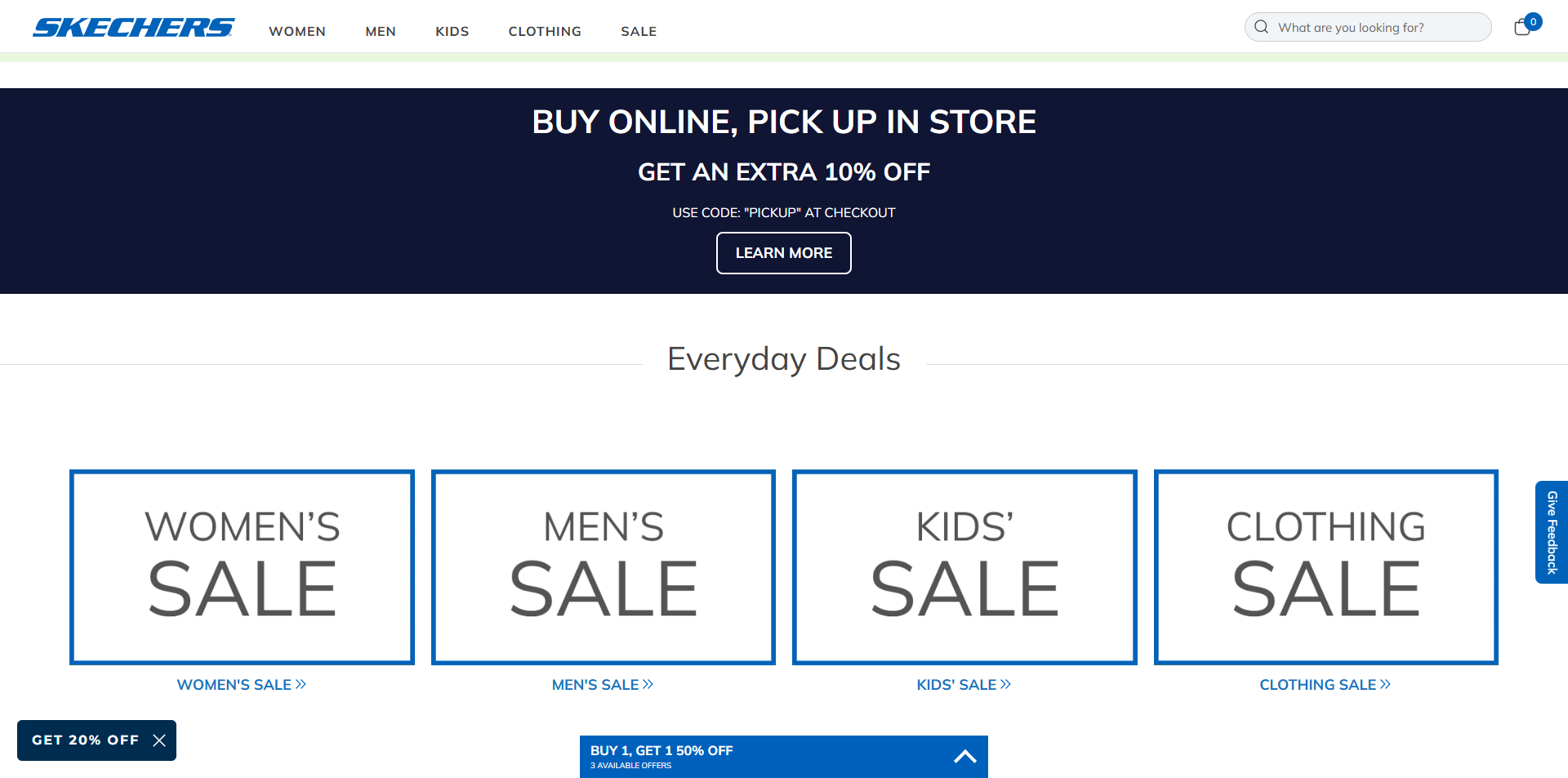 Skechers discount code