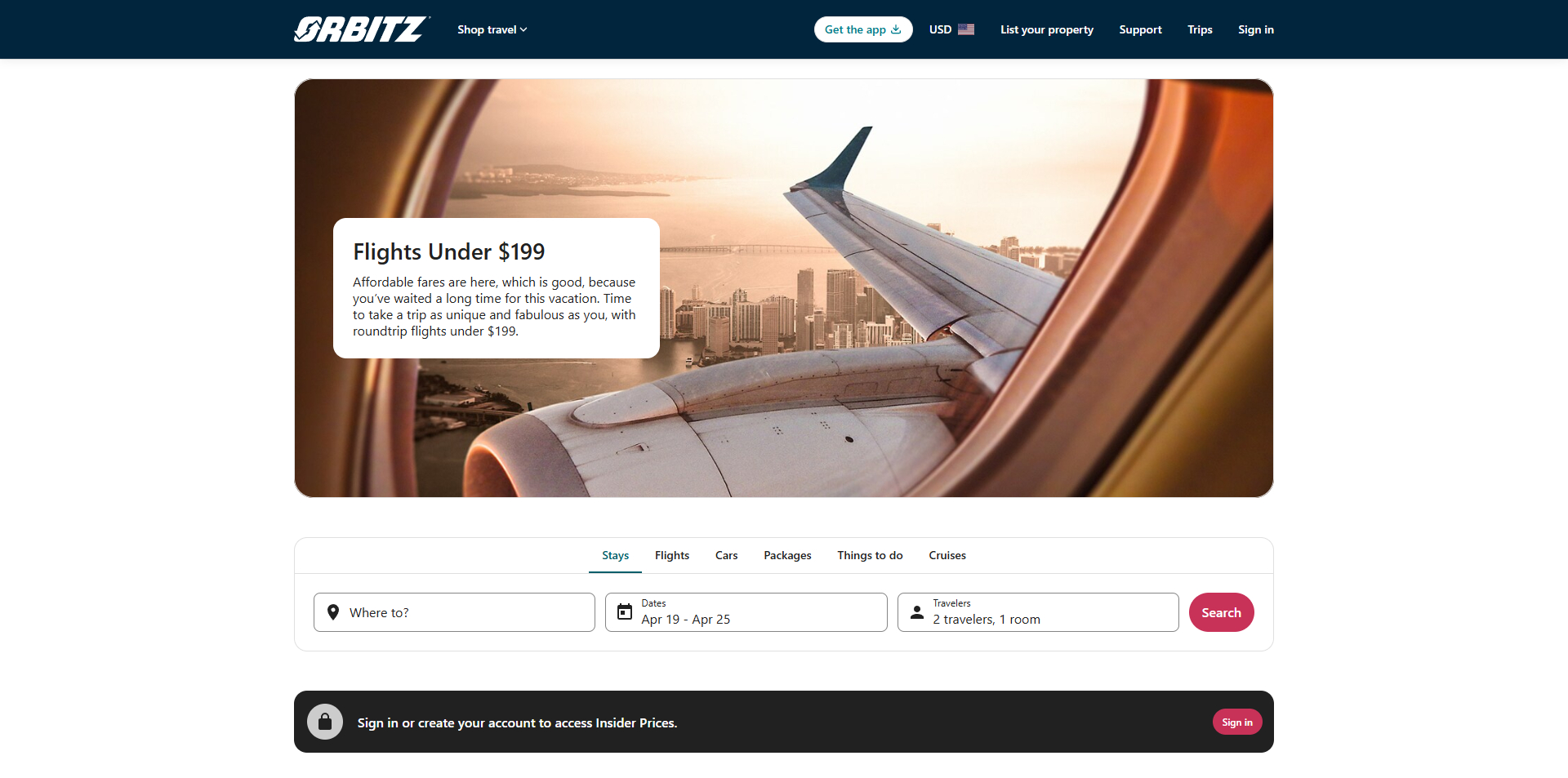 Orbitz coupons