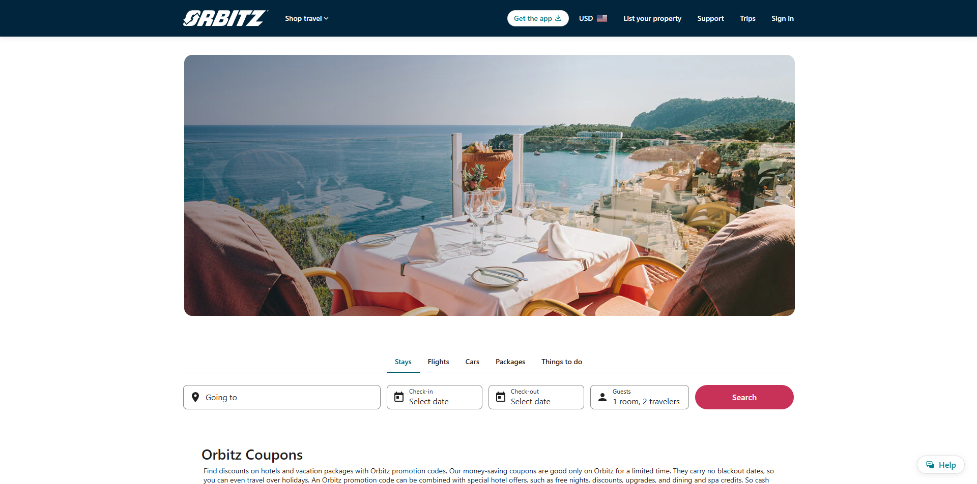 Orbitz coupons
