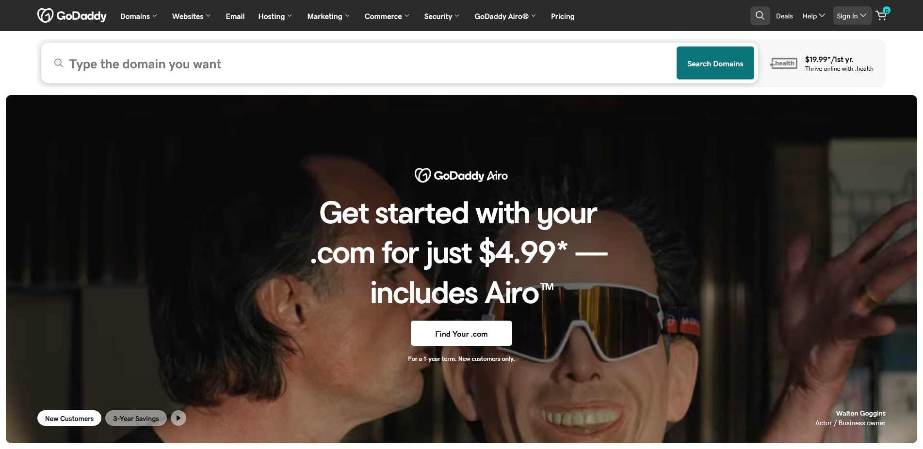 GoDaddy Coupon