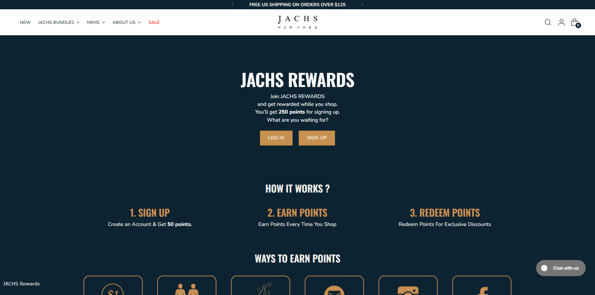 JACHS NY Promo Code