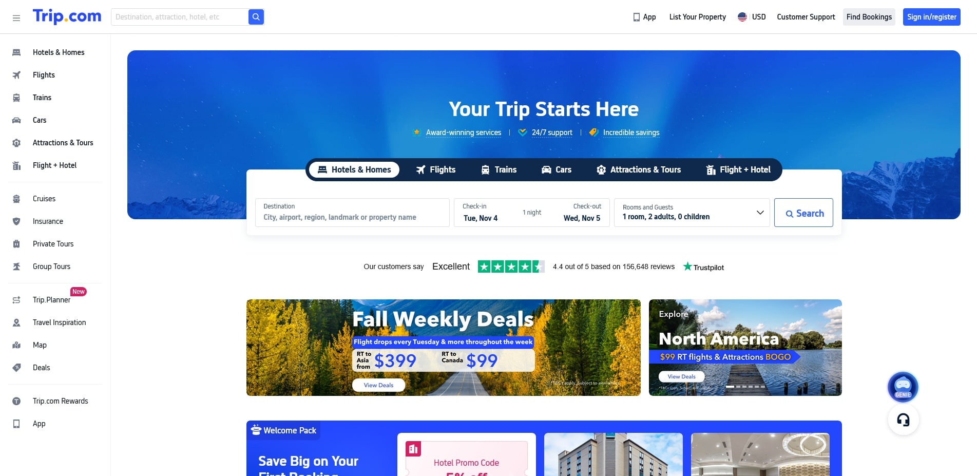 Trip com Promo Code