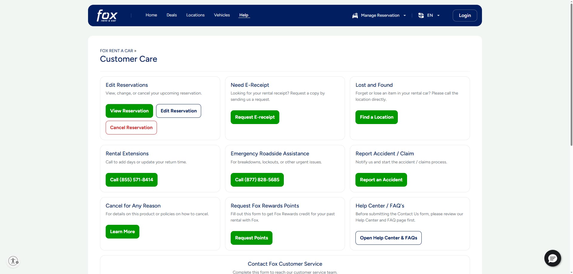 Fox Rent A Car coupons
