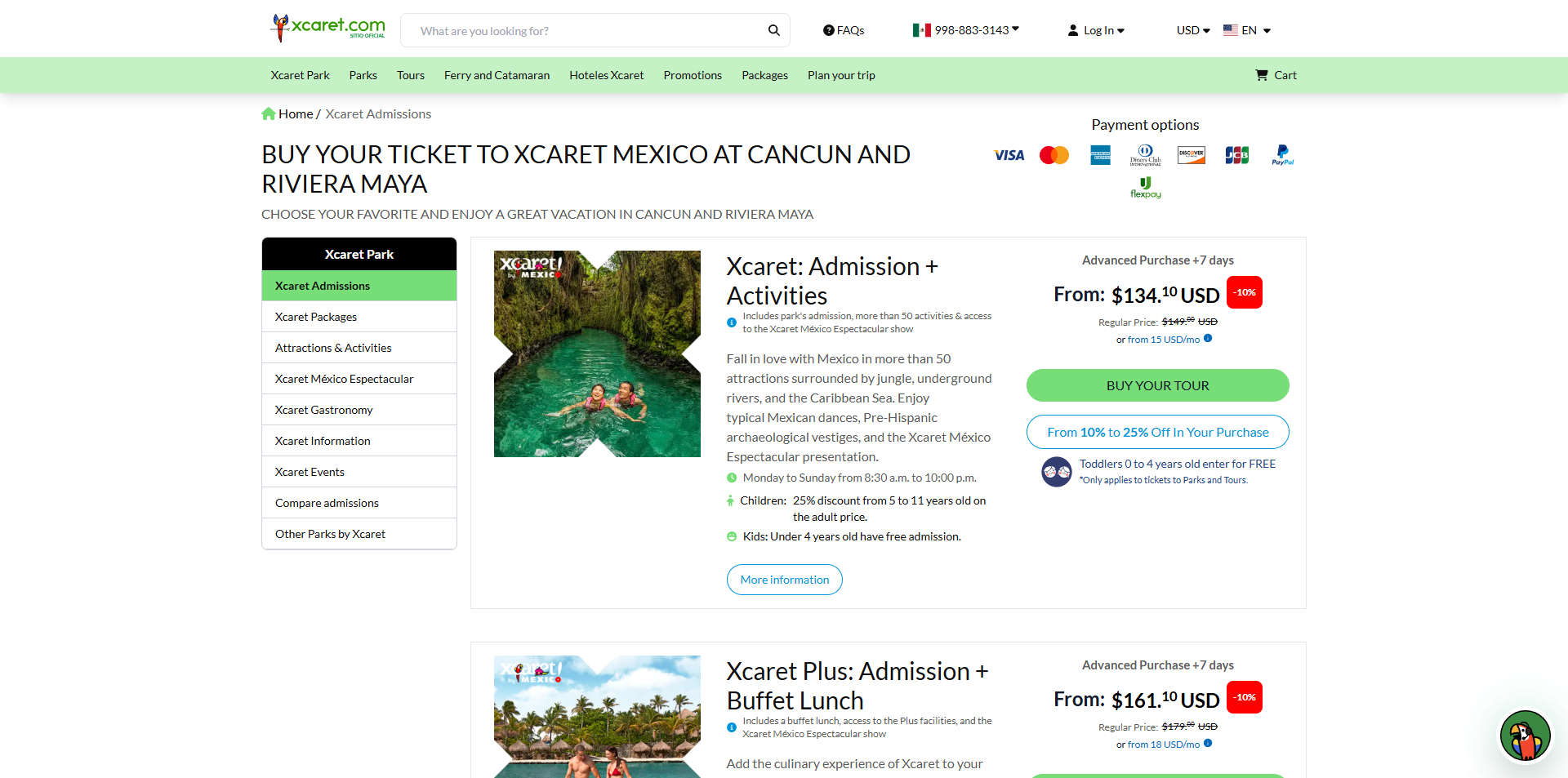 Xcaret Promo Code