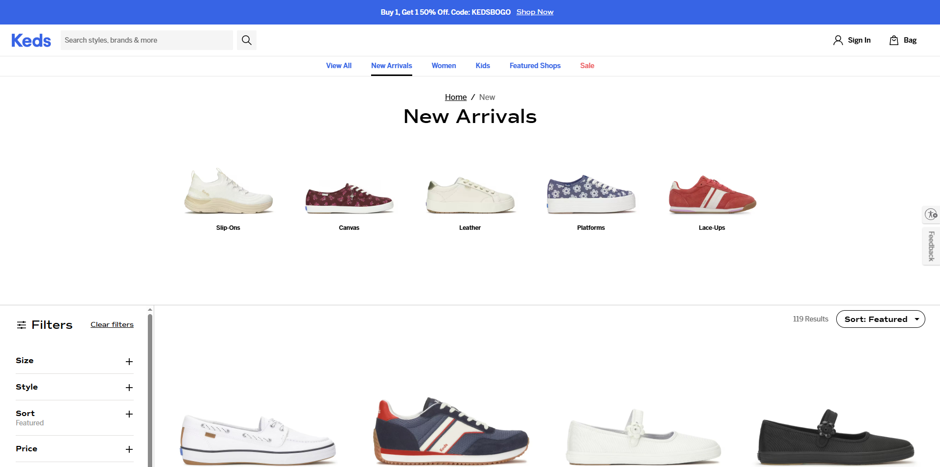 Keds voucher