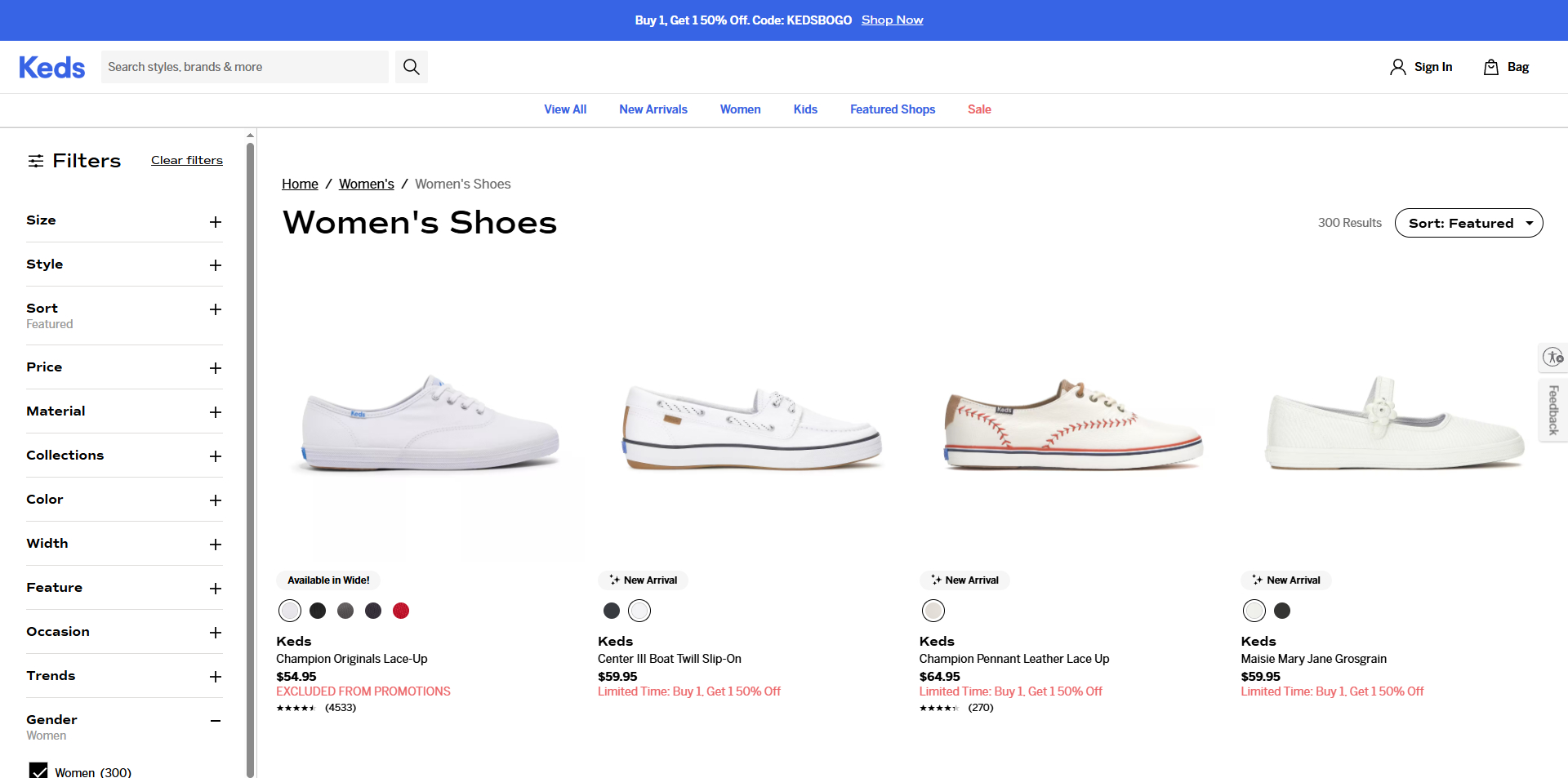 Keds coupons