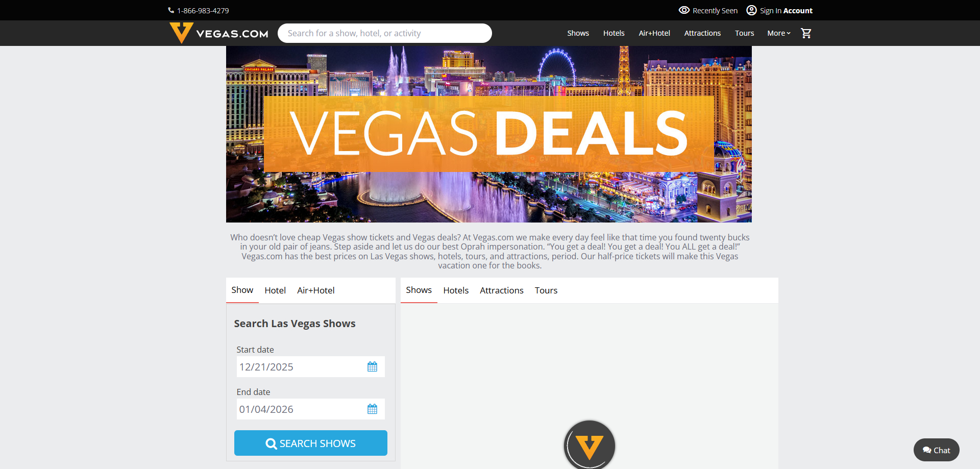Vegas coupons